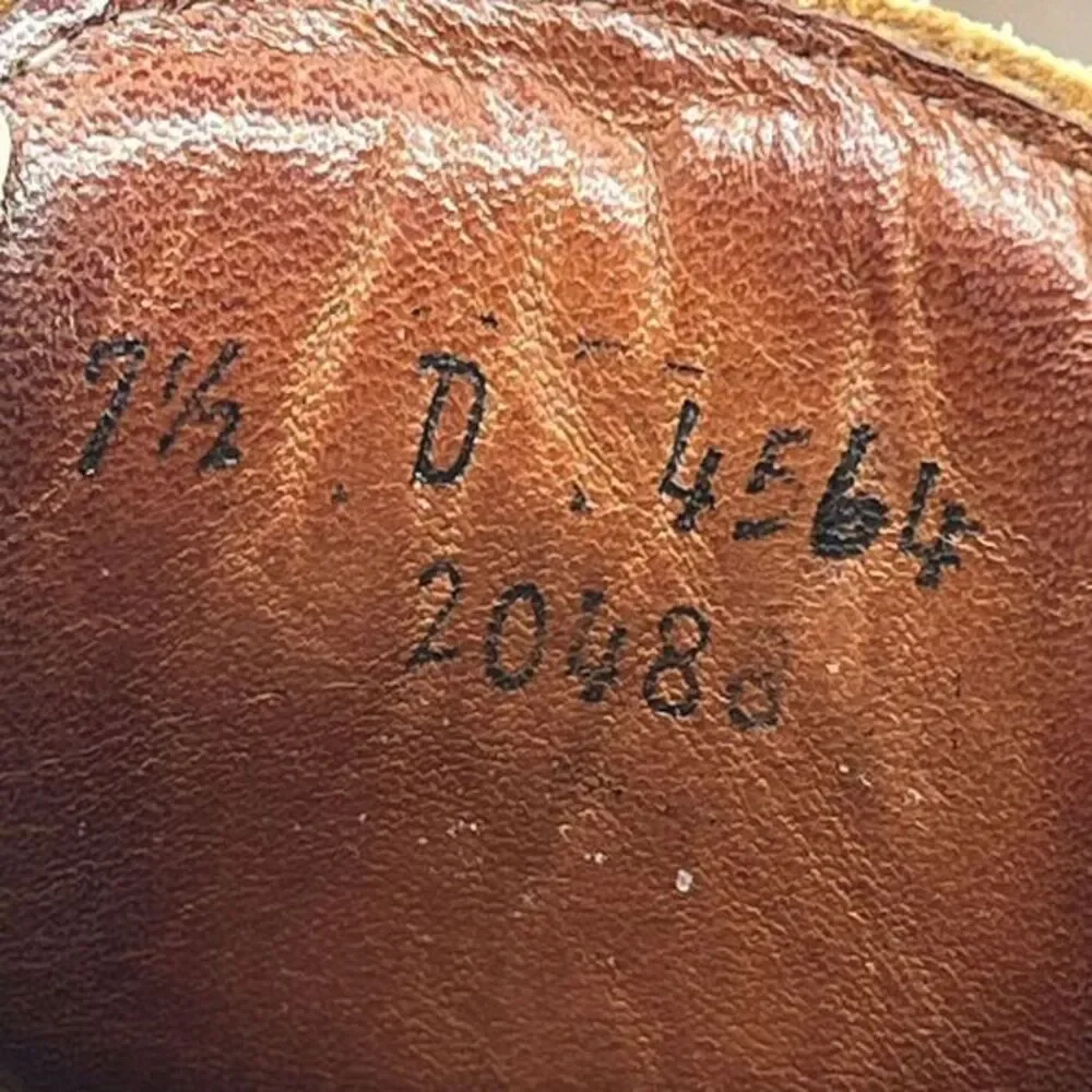Allen Edmonds Berkshire Shoes Men's 7.5D Brown Leather Distressed Oxford‎ Dress